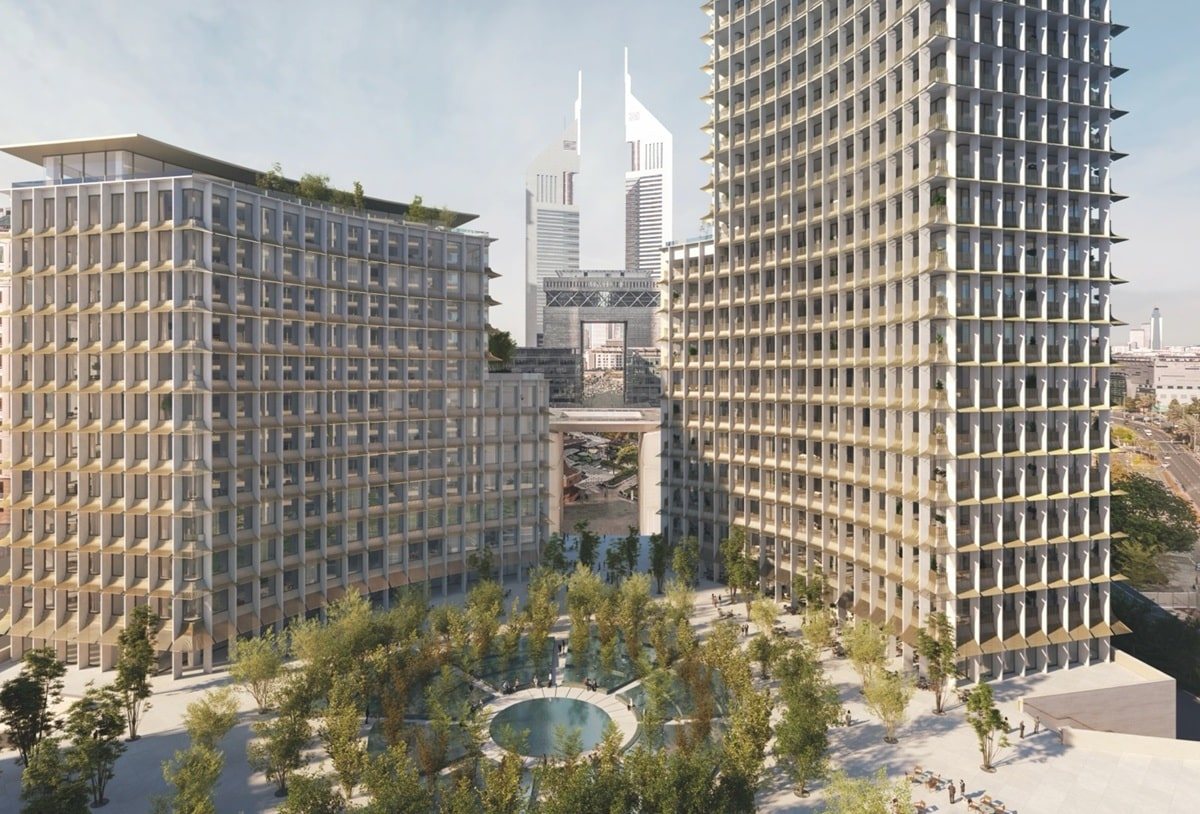 Bouw gestart van Water Gardens, laatste stuk van Gate District in DIFC