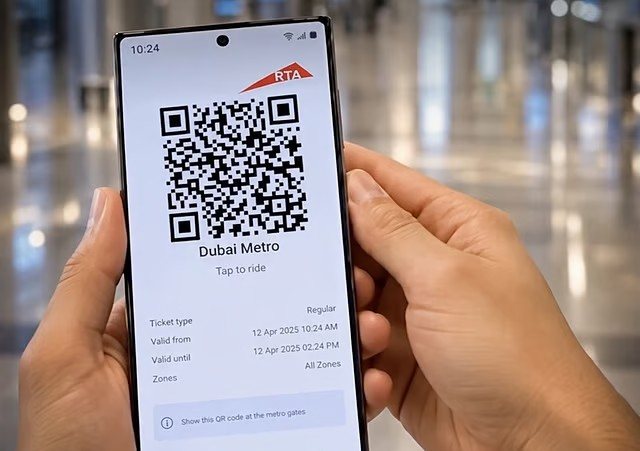 Met je telefoon de metro in: Dubai introduceert QR tickets